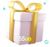 Receba seus bônus de boas-vindas no 55uo